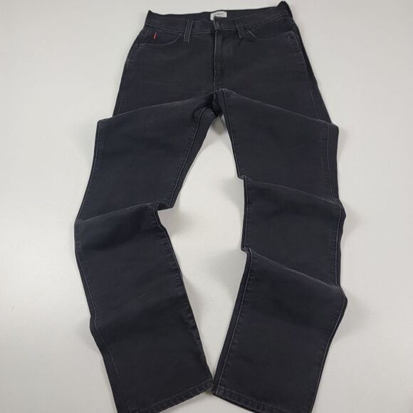 Sunday Best Aritzia High Rise Wide Leg Black Denim Jeans Womens Size 0 - Picture 4 of 16